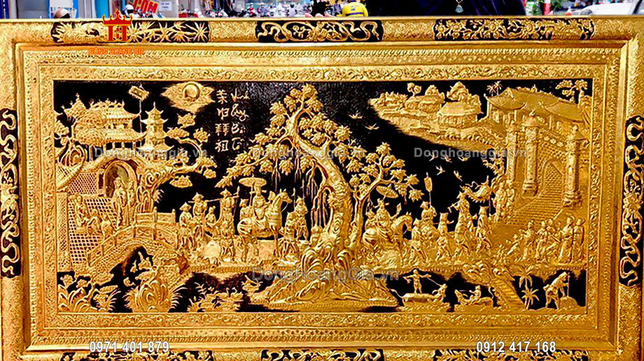 Tranh vinh quy bái tổ mang ý nghĩa nhớ ơn cội nguồn
